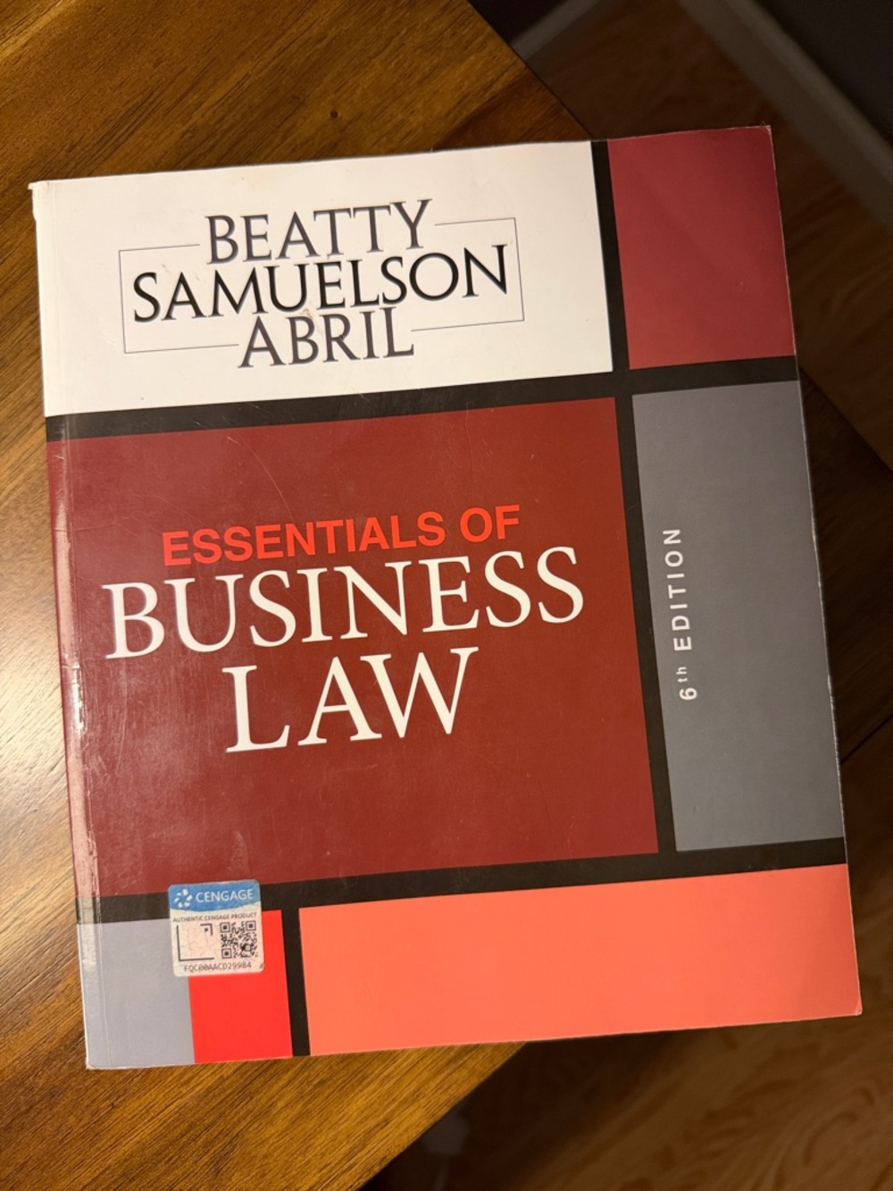 ISBN 9781337404198  Essentials of Business Law Textbook